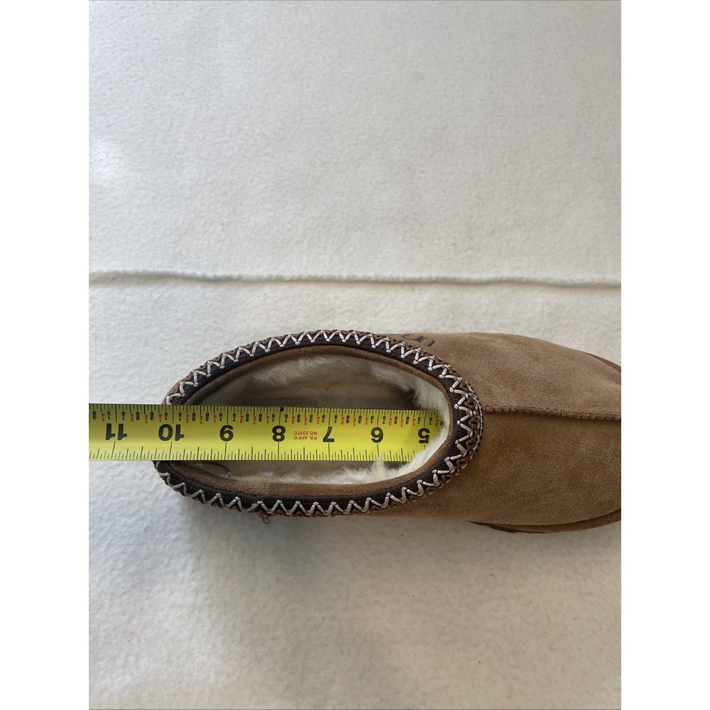 UGG Tasman Slipper Suede Chestnut Women's Men's Comfort Shoe - Picture 5 of 7